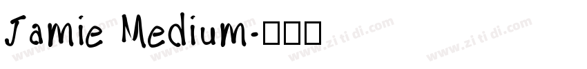 Jamie Medium字体转换